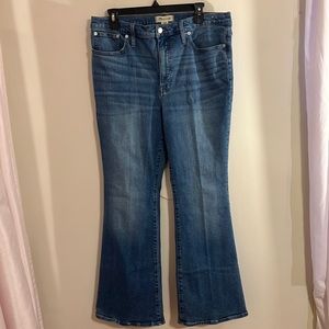 Madewell skinny flare leg jeans